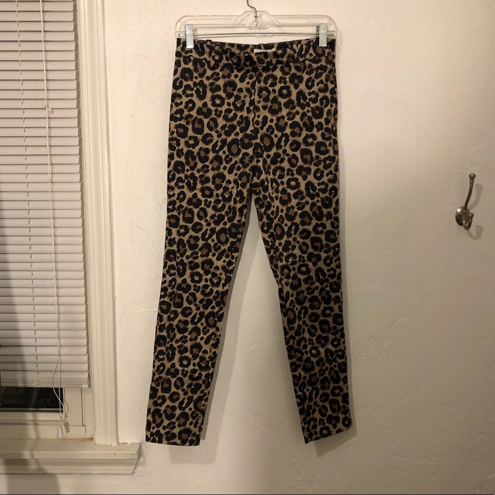 NEW W TAGS Leopard print cropped pants H&M size 6